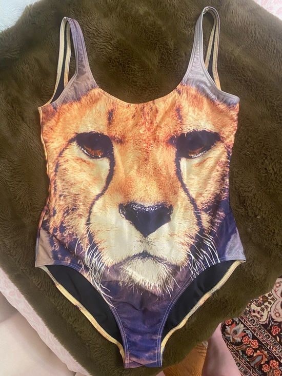 Other - Cheetah print vintage swimsuit